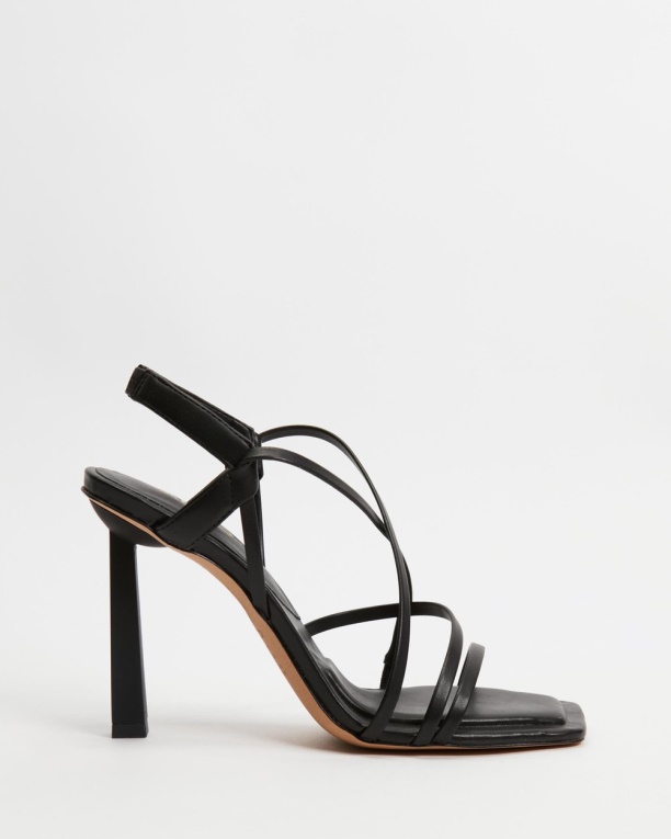 Moda Amilia Tacón Negro Sandalias Aldo