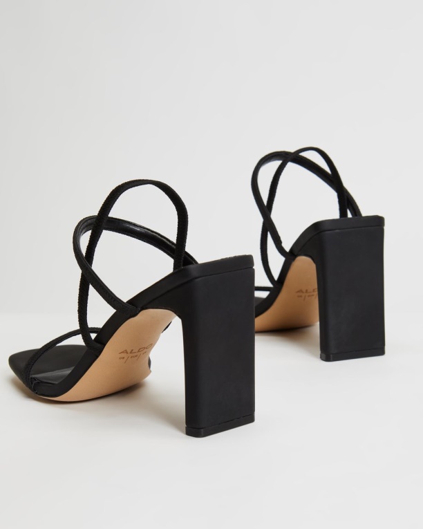 Tacones De Bloque Okurr Negro Moda Aldo