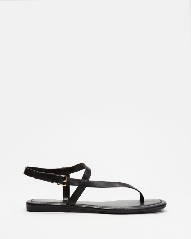 Sandalias Holthuis De Moda Negras De Aldo