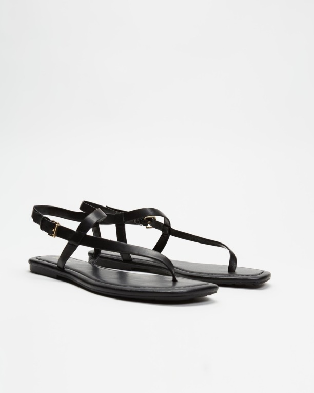 Sandalias Holthuis De Moda Negras De Aldo