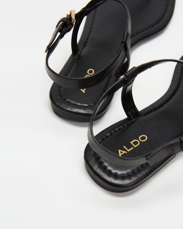 Sandalias Holthuis De Moda Negras De Aldo