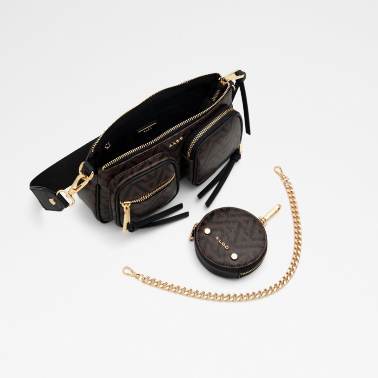 Bolso Bandolera Iconistrope Moda Marrón De Aldo