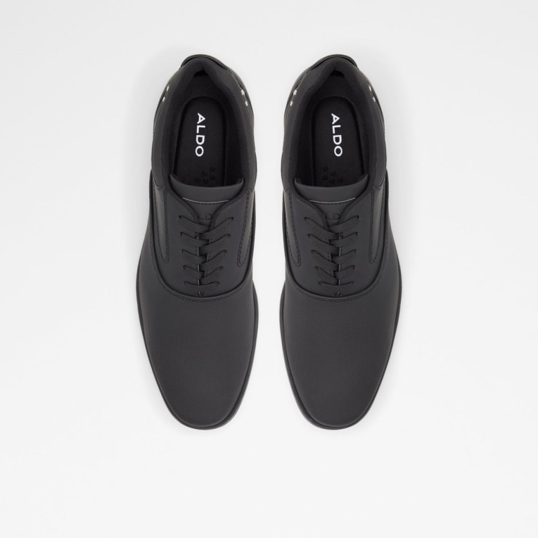 Zapato Negro Con Cordones Sturus De Aldo Fashion