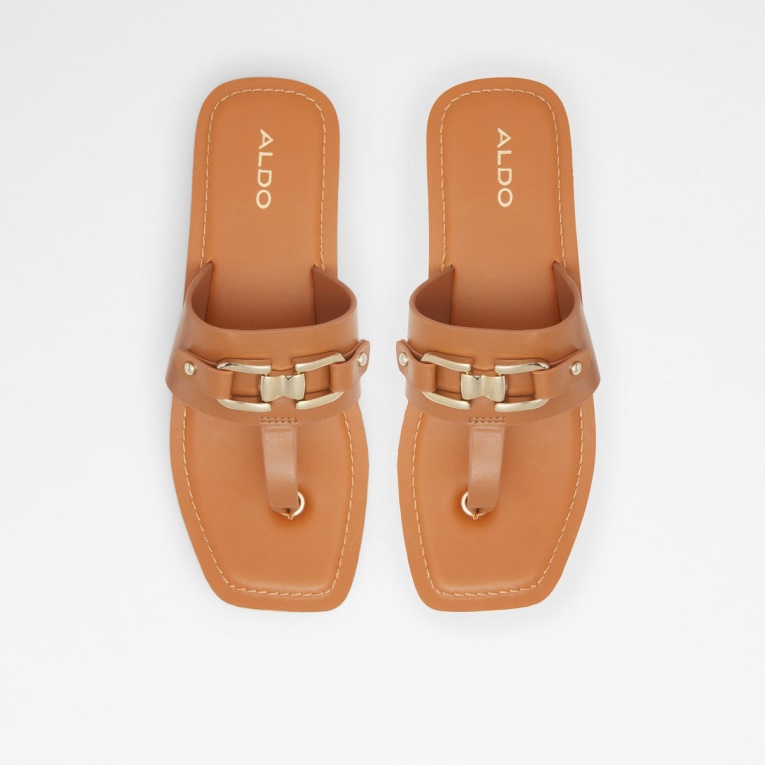 Aldo Fashion Marrón Medio Junto A La Piscina