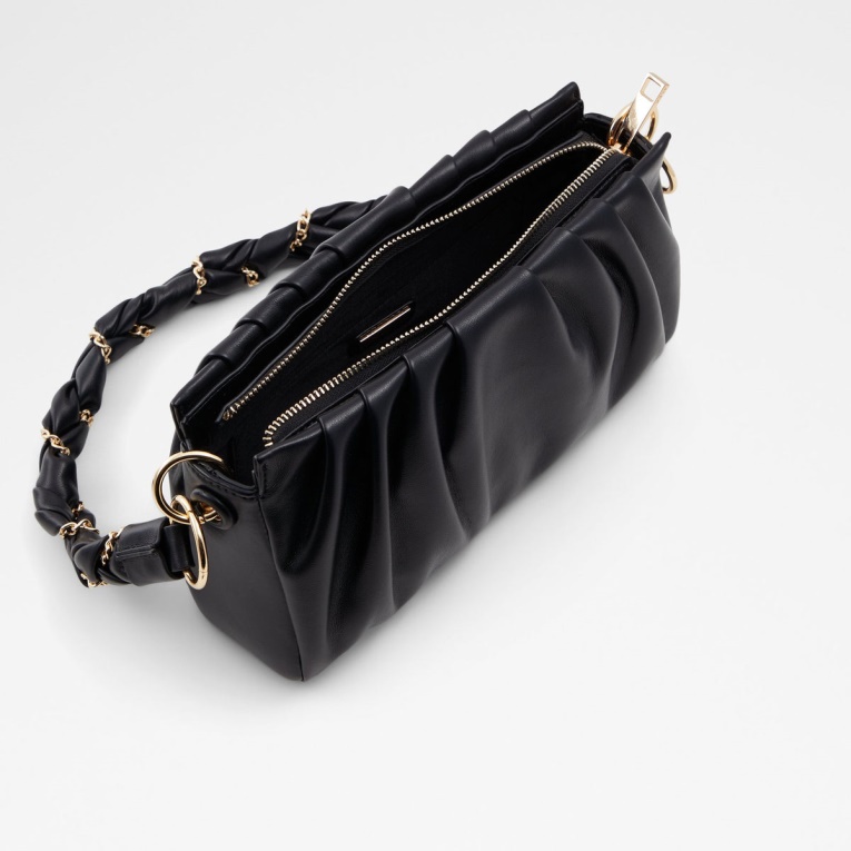 Bolso De Hombro Torsa De Aldo Fashion Negro