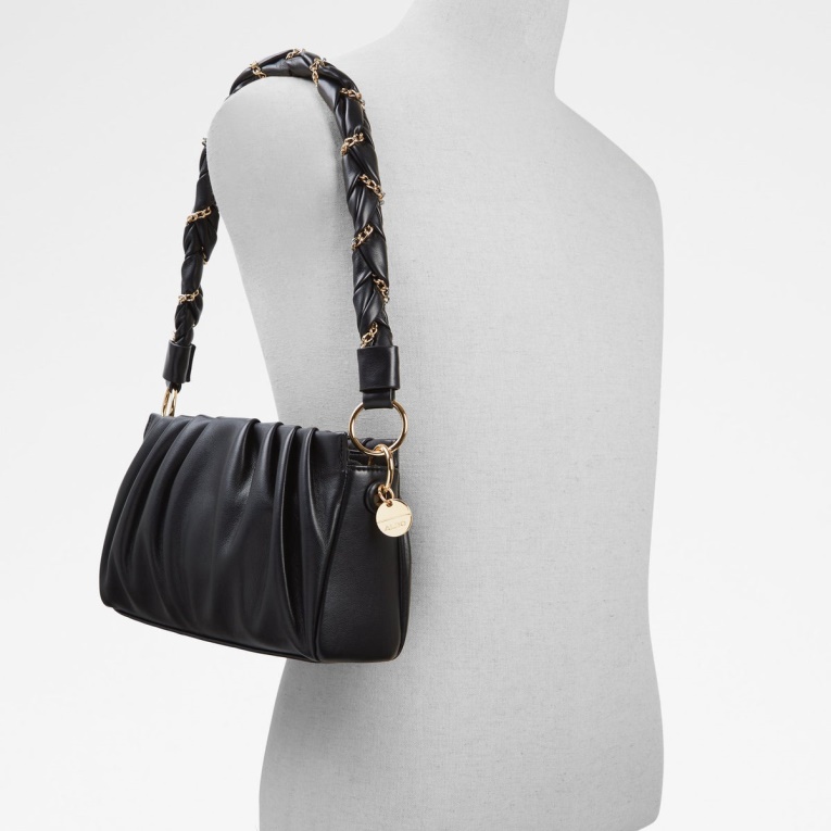 Bolso De Hombro Torsa De Aldo Fashion Negro