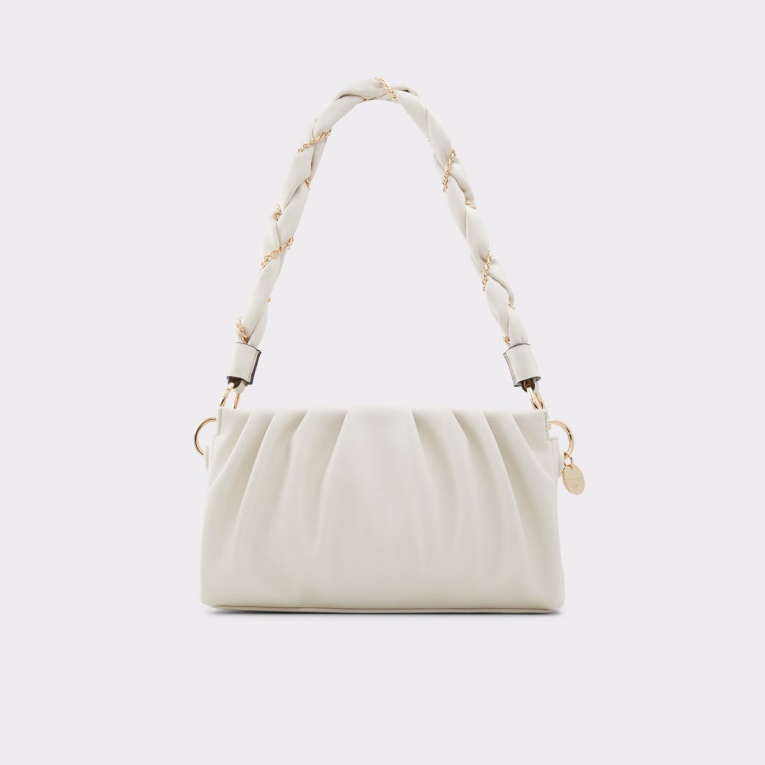 Bolso De Hombro Torsa Blanco De Moda De Aldo