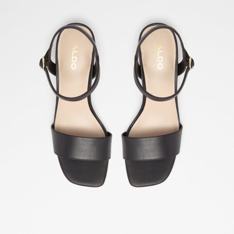 Aldo Gleawia Sandalias De Tacón Negro Moda