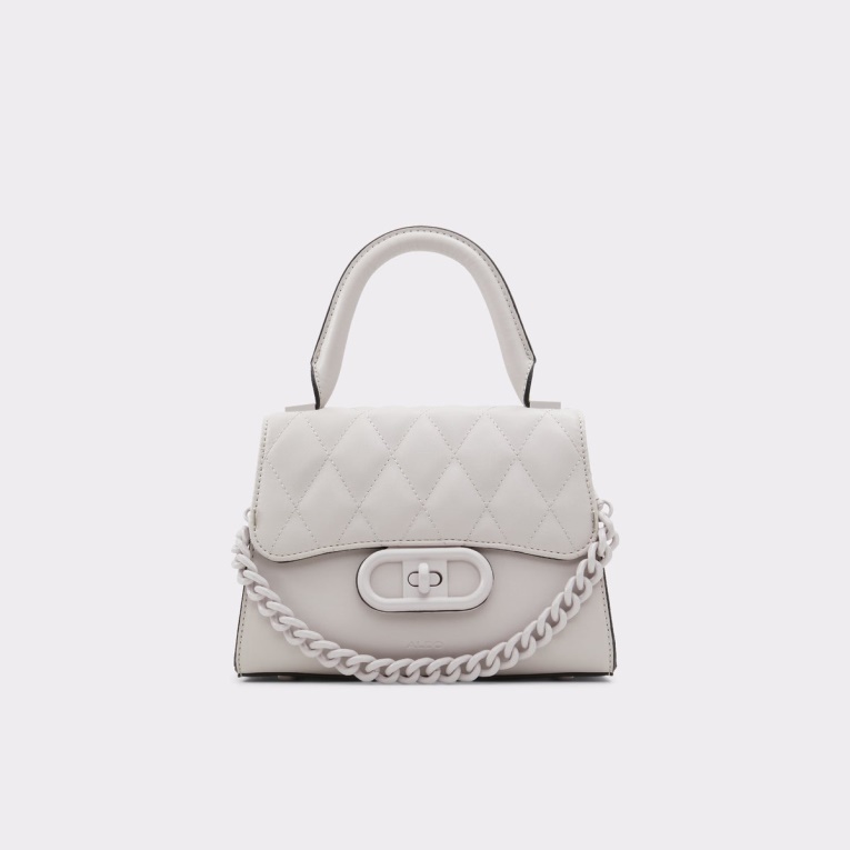 Bolso Gris Con Asa Superior Tranquil Fashion De Aldo