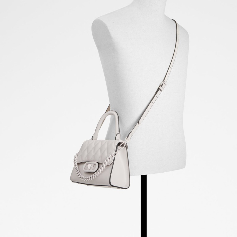Bolso Gris Con Asa Superior Tranquil Fashion De Aldo