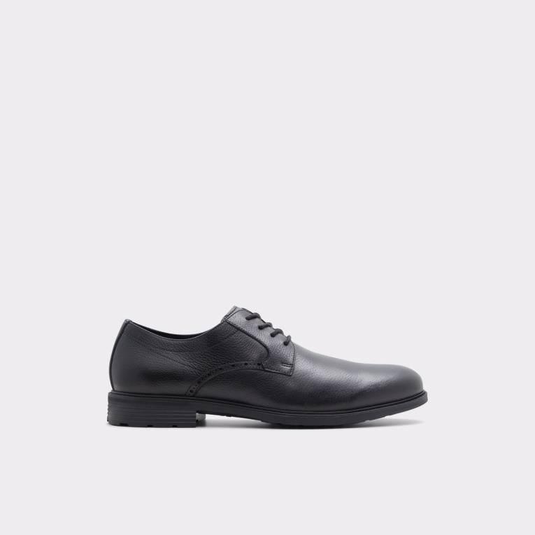 Aldo Nobel Zapato Con Cordones Negro Moda