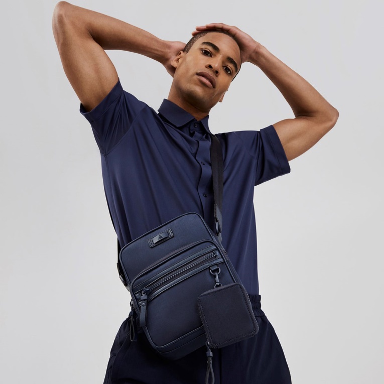 Bolso Bandolera Astranite Azul Marino Aldo Fashion