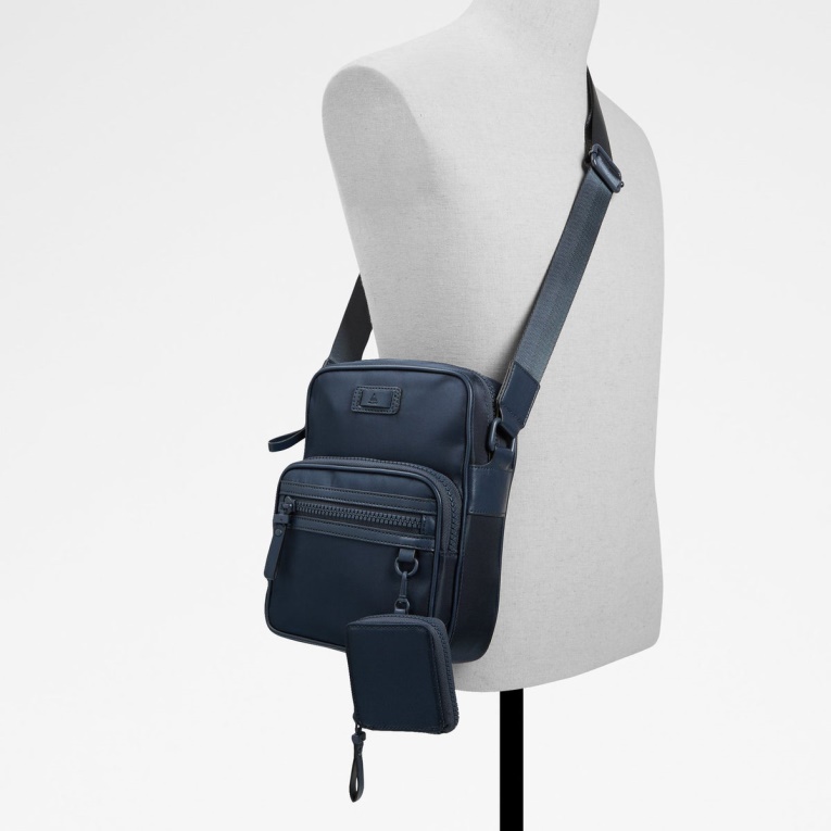 Bolso Bandolera Astranite Azul Marino Aldo Fashion