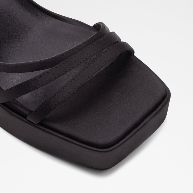 Negro Sandalias De Tacón Landabriver De Aldo Fashion