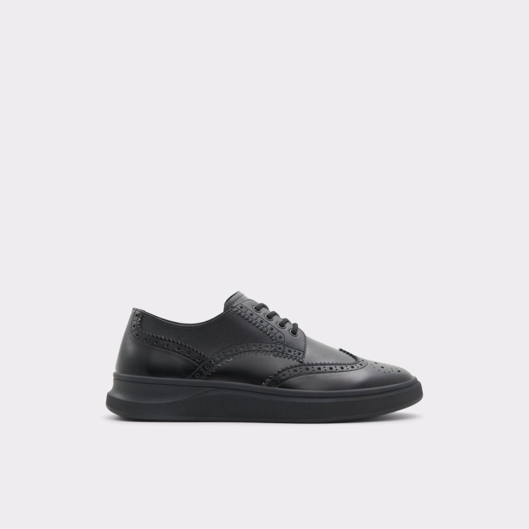 Zapato Negro Con Cordones Monolite De Aldo Fashion