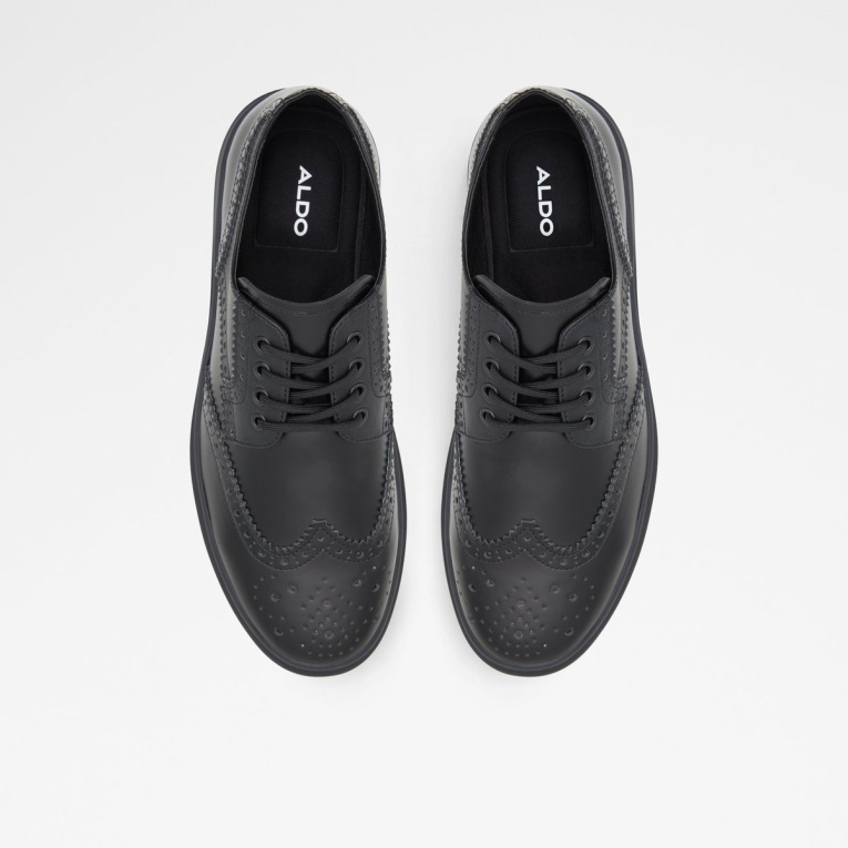Zapato Negro Con Cordones Monolite De Aldo Fashion