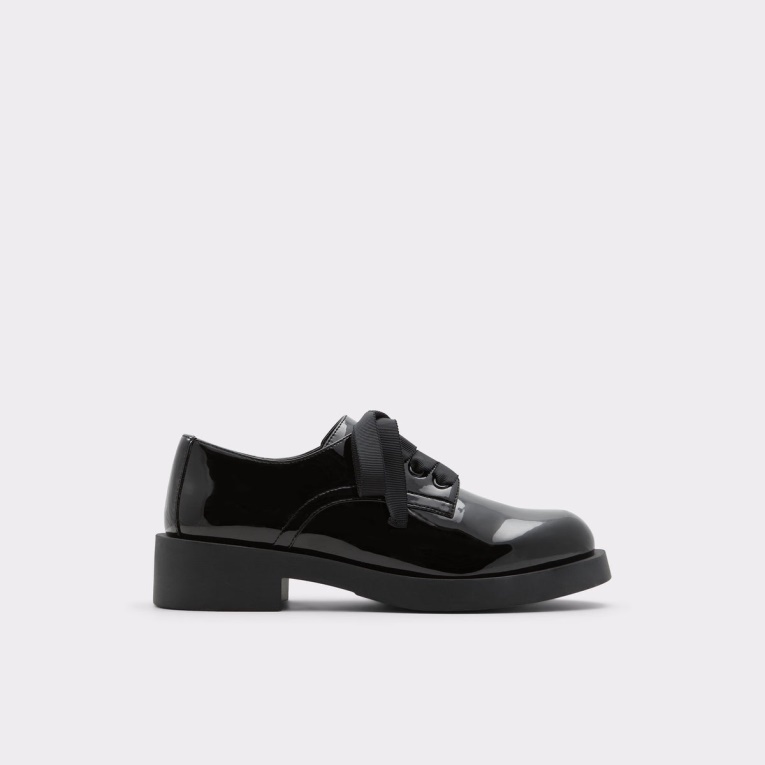 Negro Moda Aldo Cambridge Zapato Con Cordones