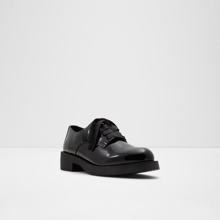 Negro Moda Aldo Cambridge Zapato Con Cordones