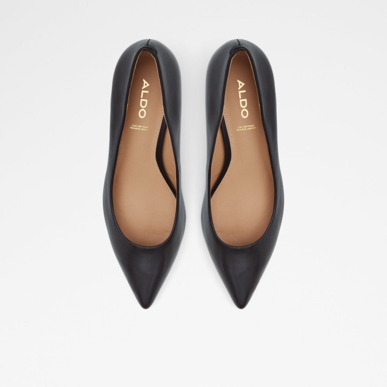 Negro Moda Aldo Elamaever Zapatos De Tacón