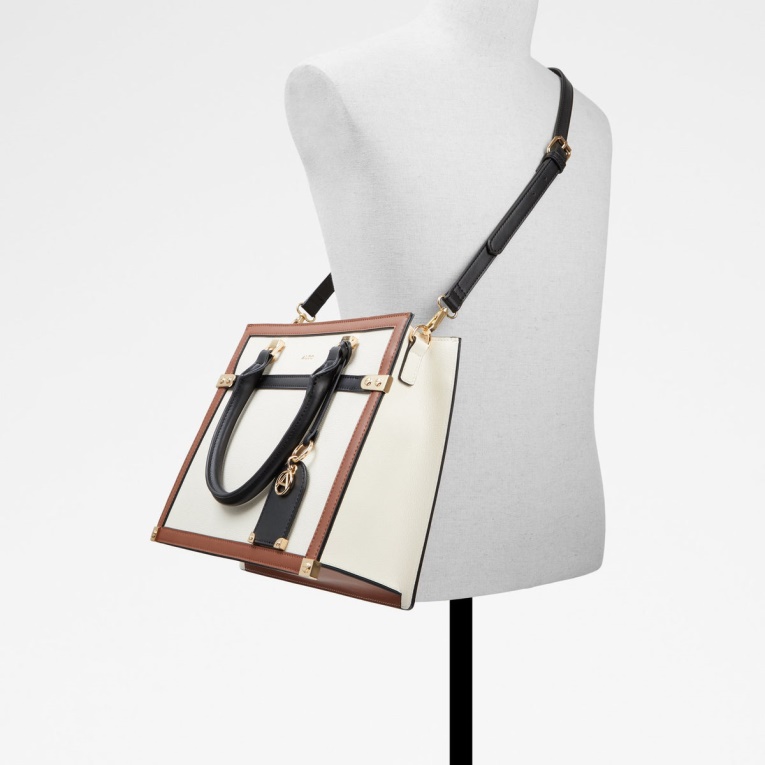 Bolso Tote Halaeclya Hueso Multi Aldo Fashion