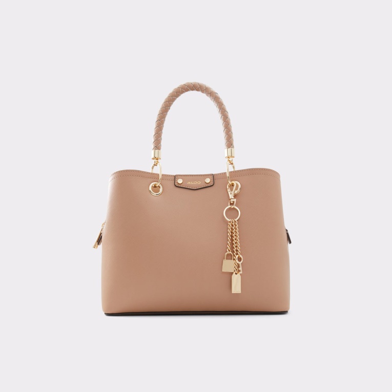 Bolso Satchel Aldo Coñac Lothycan De Moda