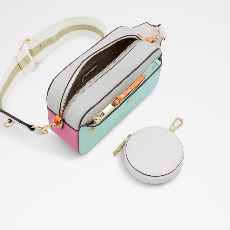 Bolso Bandolera Aldo Gwardotha De Moda Rosa Desbordante