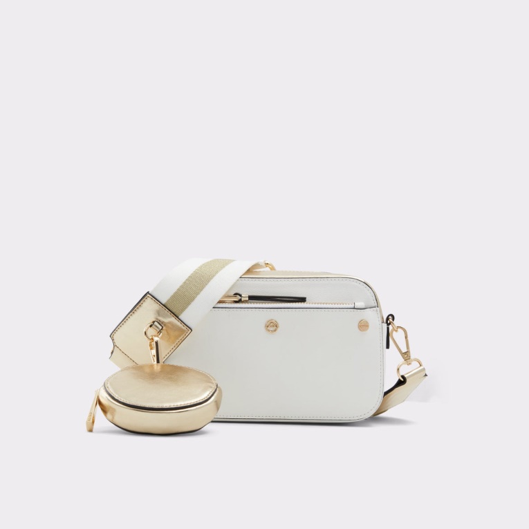 Bolso Bandolera Aldo Gwardotha De Moda Blanco
