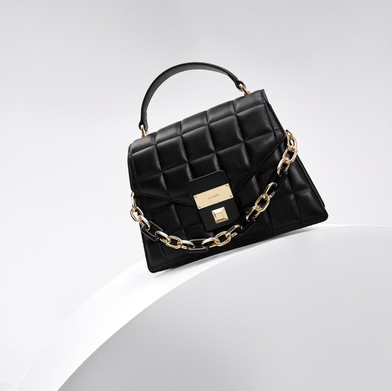 Moda Bolso Aldo Kamelia Con Asa Superior Negro