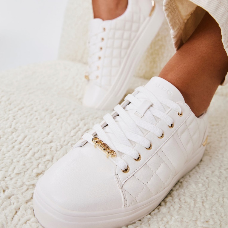 Moda Aldo Meadow Trainer Blanco