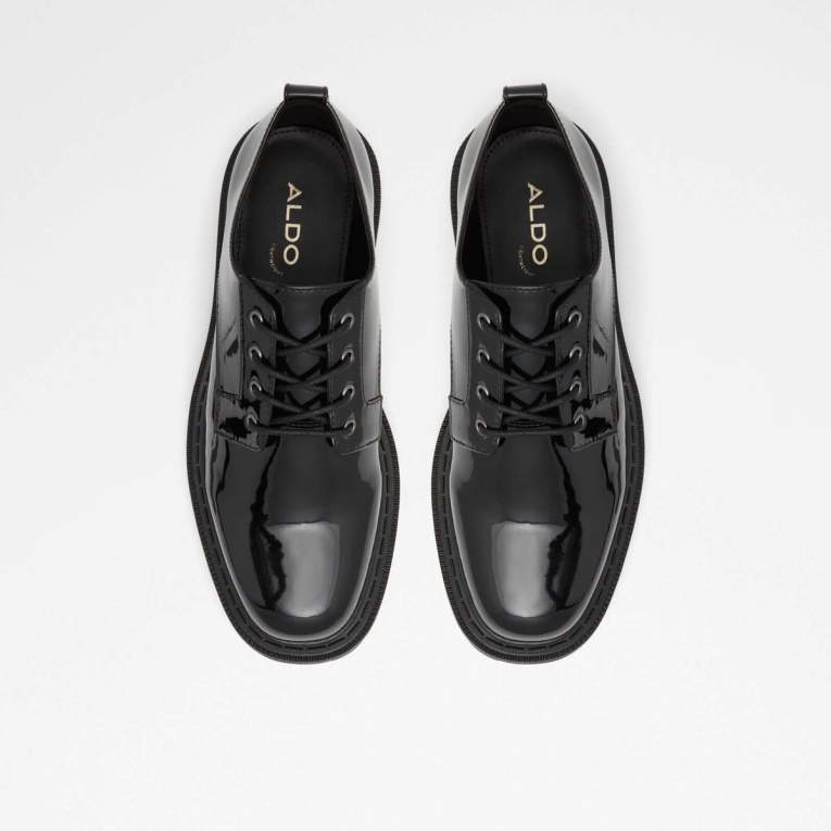 Zapato Con Cordones Aldo Bigmove Negro De Moda