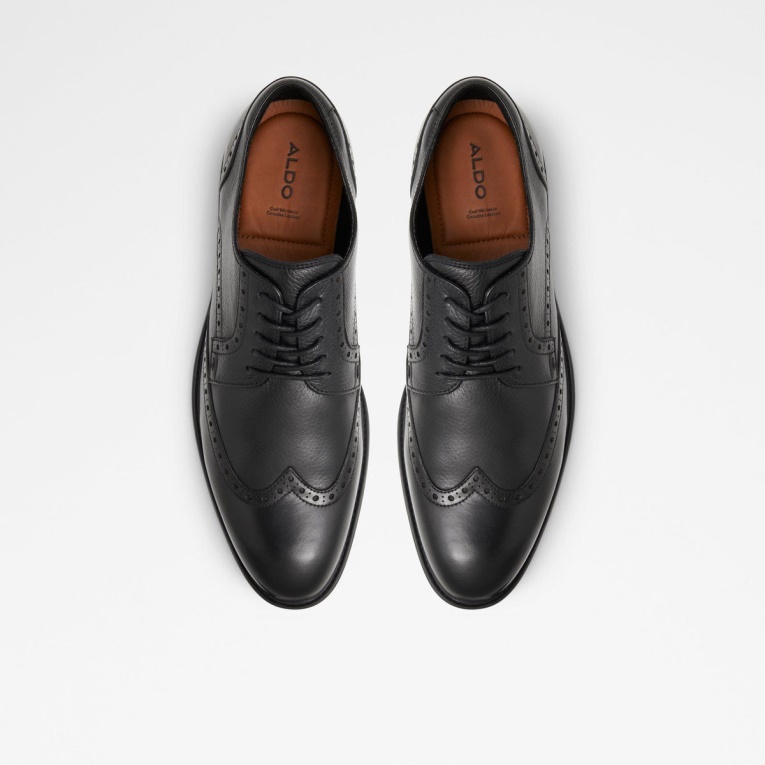 Zapato Con Cordones Aldo Laurier Negro De Moda