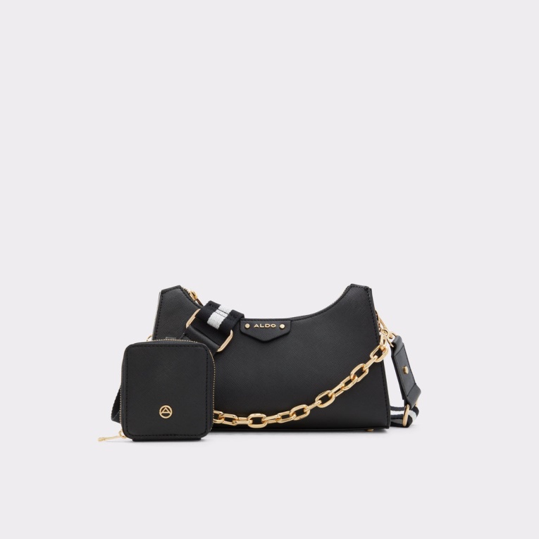 Bolso Bandolera Negro De Moda Aldo Nanalaraen