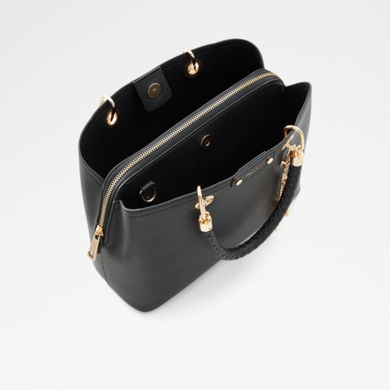 Bolso Satchel Lothycan Negro De Moda Aldo