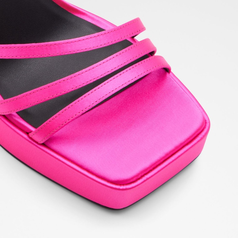 Moda Rosa Brillante Landabriver Sandalias De Tacón Aldo