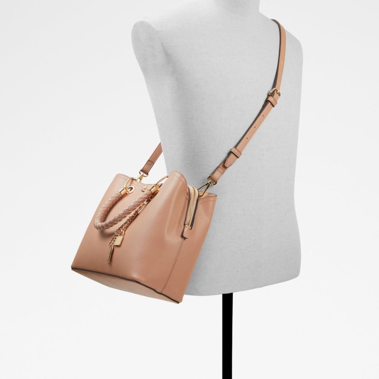 Bolso Satchel De Moda Coñac Aldo Lothycan