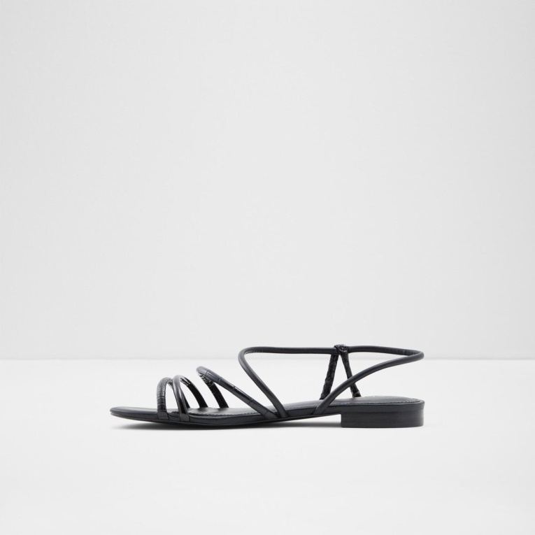 Sandalias Planas Grymaw Aldo Moda Negro