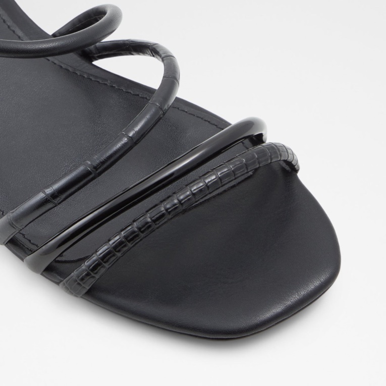 Sandalias Planas Grymaw Aldo Moda Negro