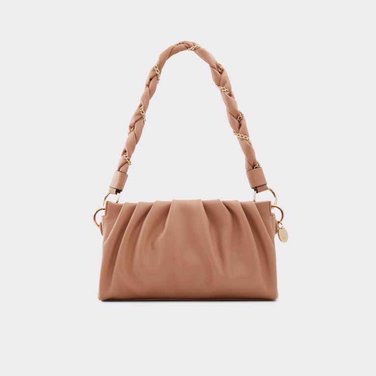 Bolso De Hombro Fashion Aldo Torsa Beige Mediano