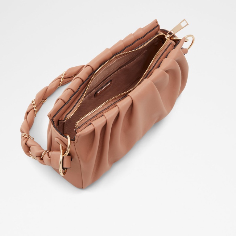 Bolso De Hombro Fashion Aldo Torsa Beige Mediano