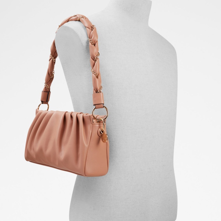 Bolso De Hombro Fashion Aldo Torsa Beige Mediano