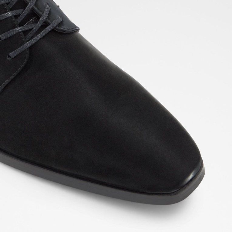 Zapato Con Cordones Montecassino Negro Moda Aldo