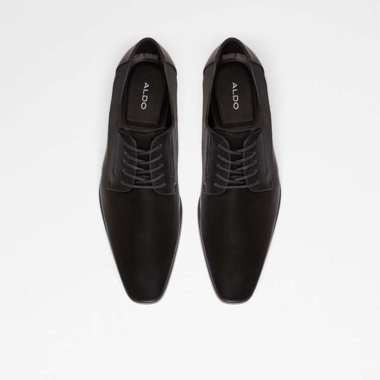 Zapato Con Cordones Montecassino Negro Moda Aldo