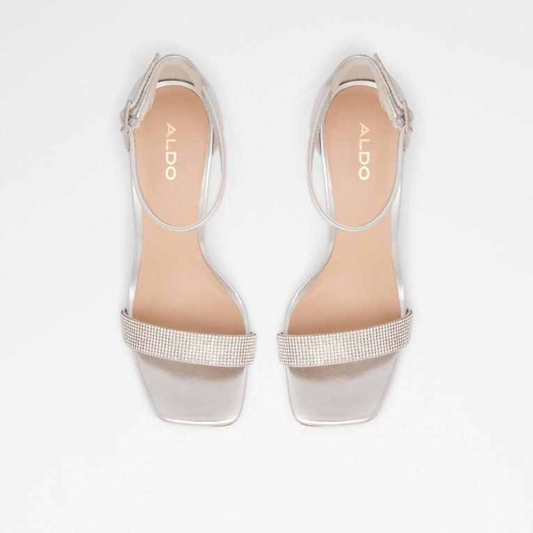 Plata Afendaven Sandalias De Tacón Aldo Moda