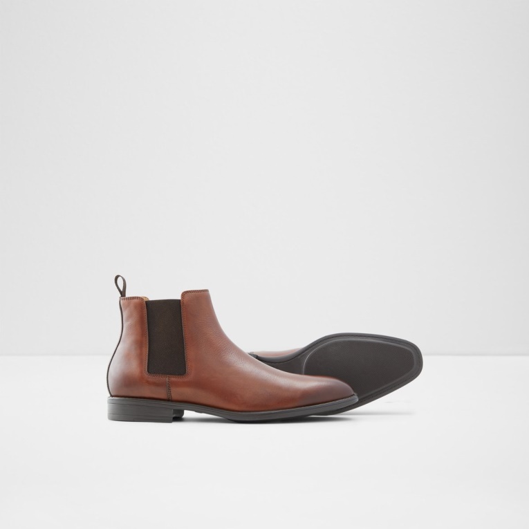 Moda Marrón Medio Aboide Botín Chelsea Aldo