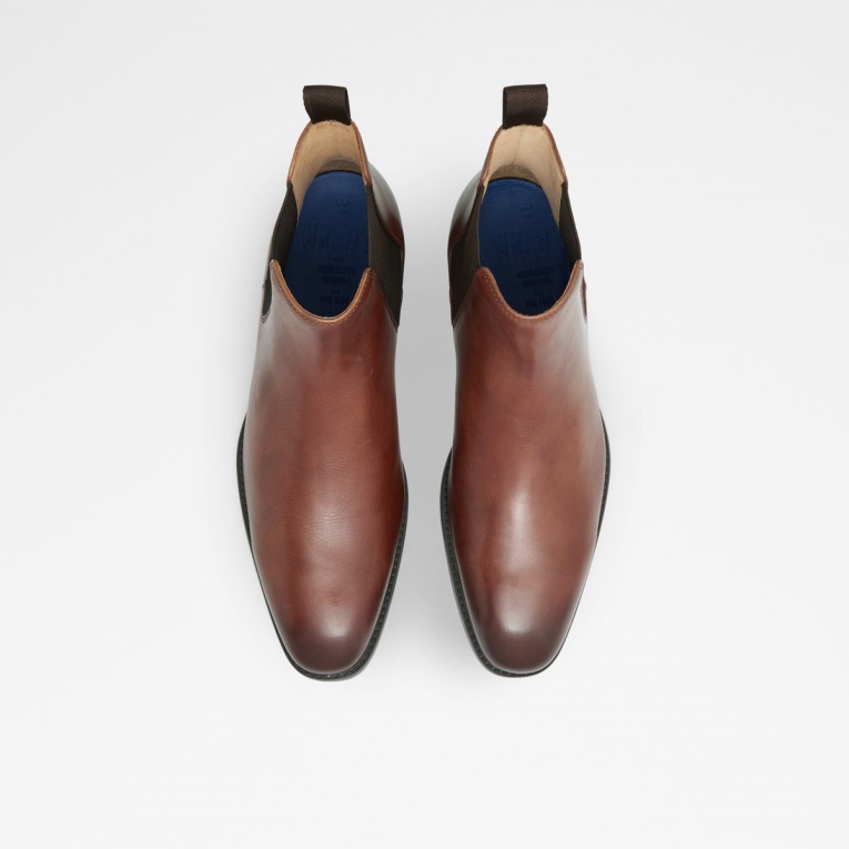 Moda Marrón Medio Aboide Botín Chelsea Aldo