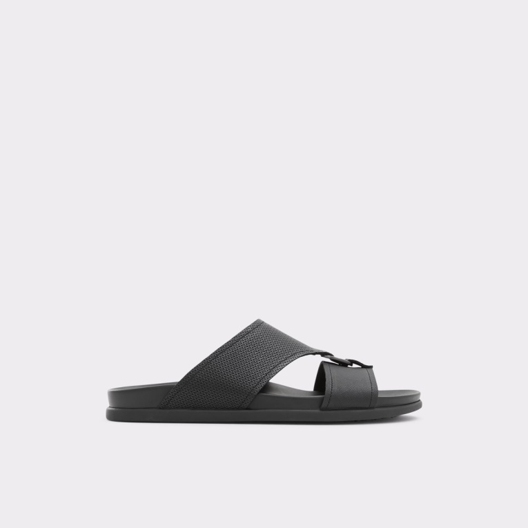 Sandalia Negra Adlar Slide Moda Aldo