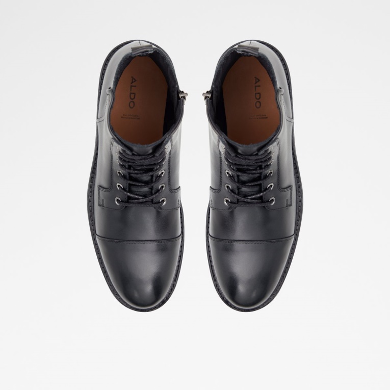 Botas Negras Con Cordones Adrardosien De Aldo Fashion