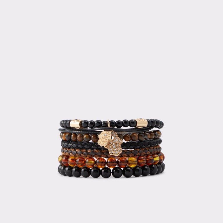 Aldo Pulsera Adrayand De Múltiples Modas En Oro Negro