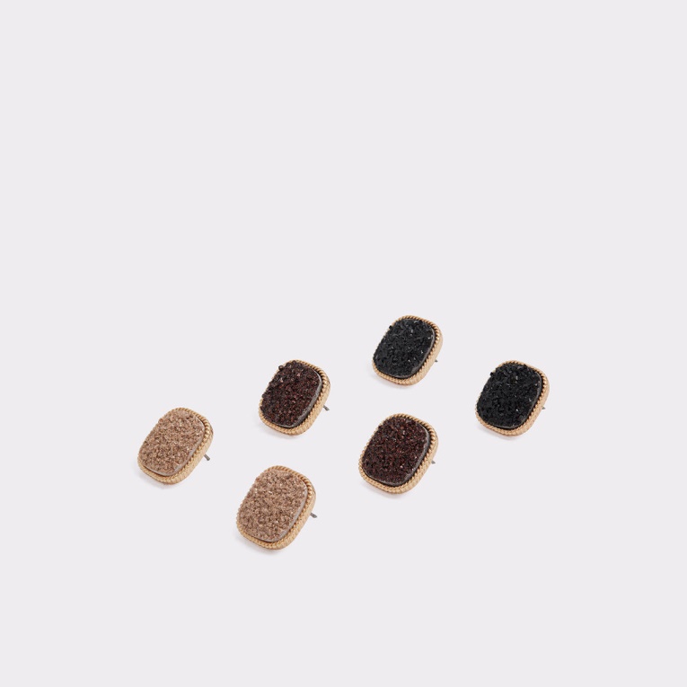 Last Chance Adrollan Aretes Marrones Aldo Moda