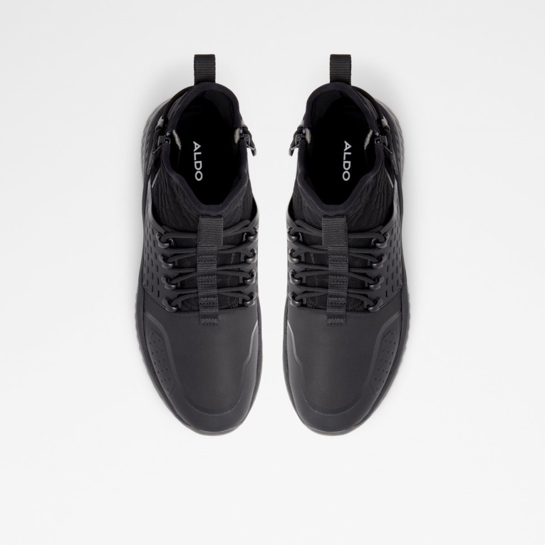 Moda Negro Recién Llegado Adweis High Top Zapatillas Jogger Suela Aldo